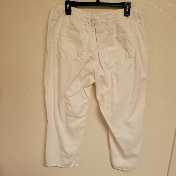 Habitat White Cropped Pants - Picture 4 of 5